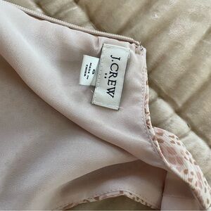 J Crew pale pink subtle snake print sleeveless dress, perfect in 2025 Snake year